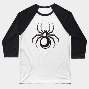 spider black Baseball T-Shirt